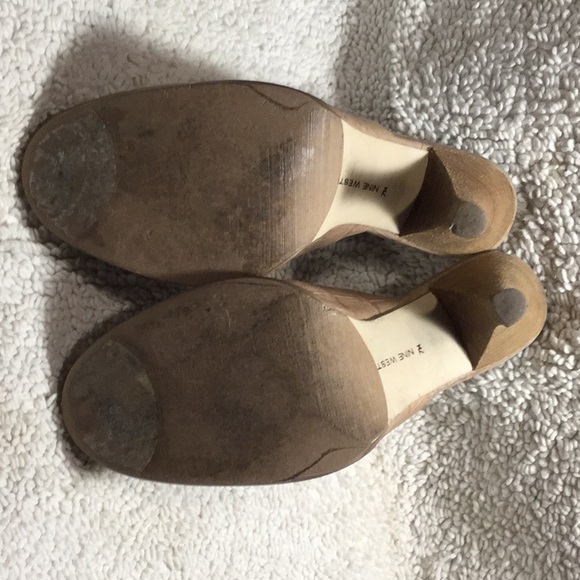 Nine West Leather Mules with Heels - Picture 4 of 5